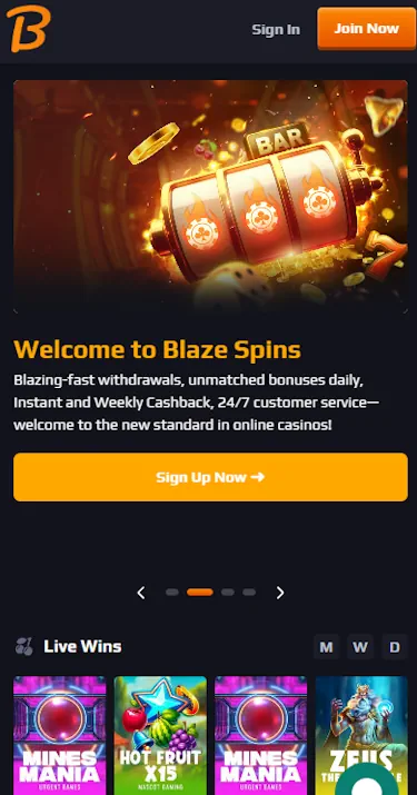 Blaze Spins